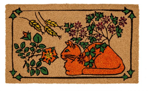 Victoria and Albert Museum This Is the Cat Large Coir Doormat