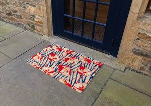 Victoria and Albert Museum Poppy Field Coir Doormat
